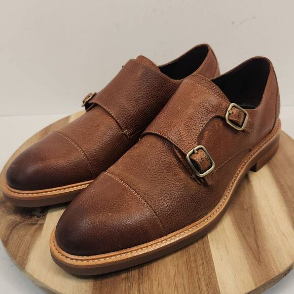 Gordon Rush Caden Monk Strap Men\'s Dress Shoes Leather Size 9 Brown main image 5